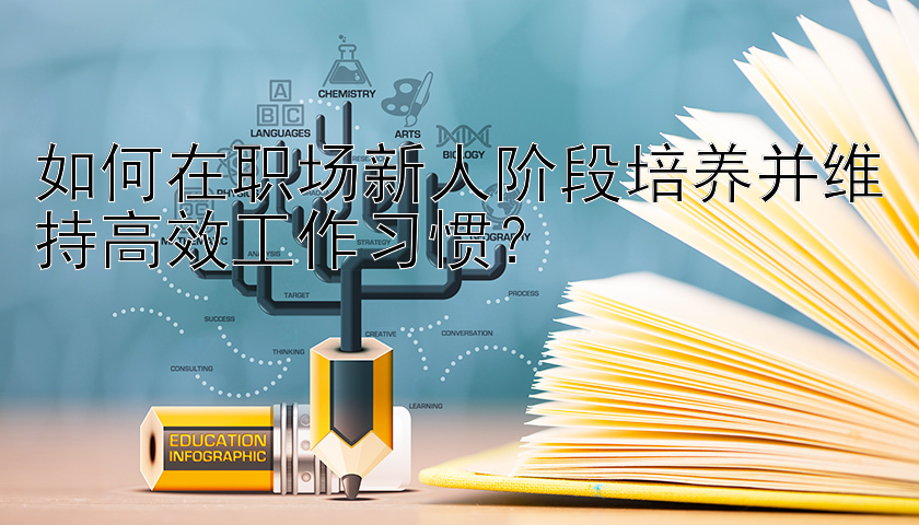 如何在职场新人阶段培养并维持高效工作习惯？